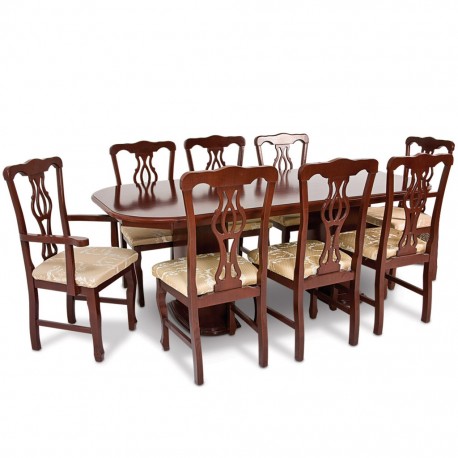 Comedor Emperador estilo clásico de 8 sillas - Envío Gratuito