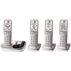 Teléfonos Panasonic KX TG444SK Enlace2Cell 4 Auriculares BlueTooth - Envío Gratuito