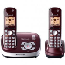 Teléfonos Panasonic KX-TG6572R DECT 6.0 Inalámbricos Reacondicionados - Envío Gratuito