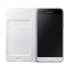 Funda Protectora Flip Wallet Blanco Galaxy J3 Acce Samsung - Envío Gratuito