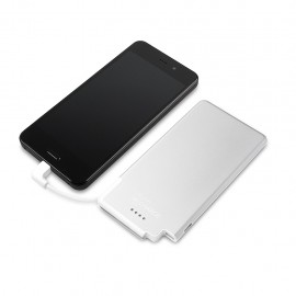 Bateria Portatil ReCharge Micro USB de 3000 mAh Color Plata Blanco - Envío Gratuito