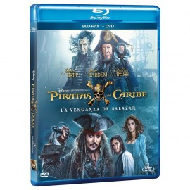 Piratas Del Caribe La Venganza De Salazar Blu ray Dvd - Envío Gratuito