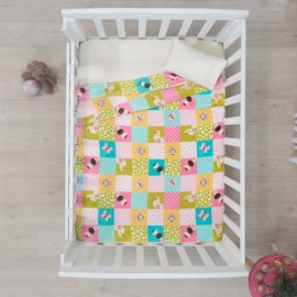 Cobertor Baby Ligero Cuna arcoiris - Envío Gratuito