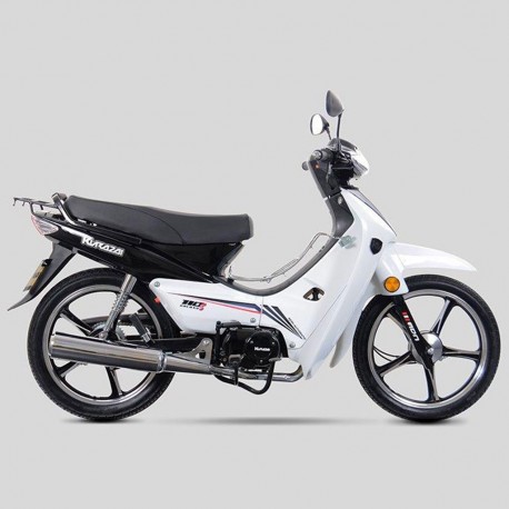 Motocicleta Semiautomática Kurazai Galaxy Blanca 110 cc - Envío Gratuito