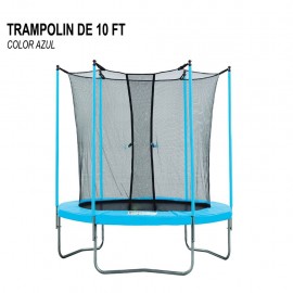 Trampolín Fuxion Sports 10 pies FXTR10P-AZUL - Envío Gratuito